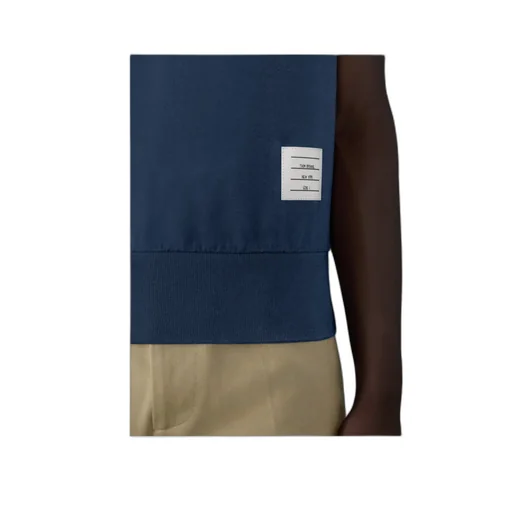 Thom Browne Ottoman 4-Bar Logo Patch Polo Shirt