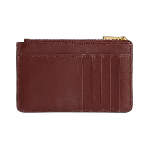 Dolce & Gabbana Logo Plate Zipped Cardholder