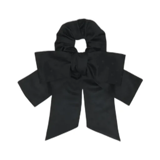 Alexander Mcqueen Skull Jacquard Bow Scrunchie