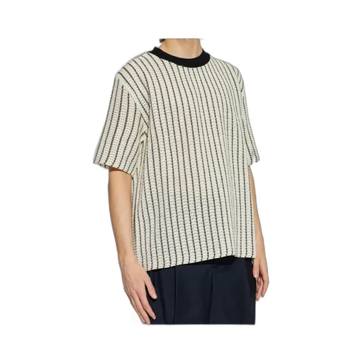 Jil Sander Embellished Crochet T-Shirt