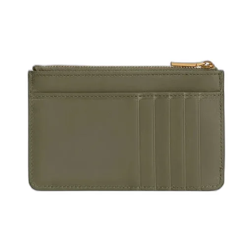 Dolce & Gabbana Logo Plate Zipped Cardholder