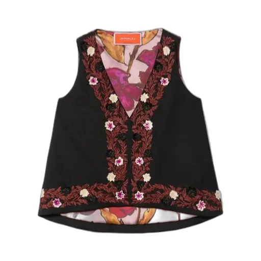 Scala Floral V-Neck Top