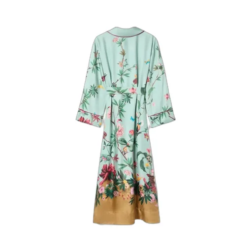 Midnight Floral Midi Dress
