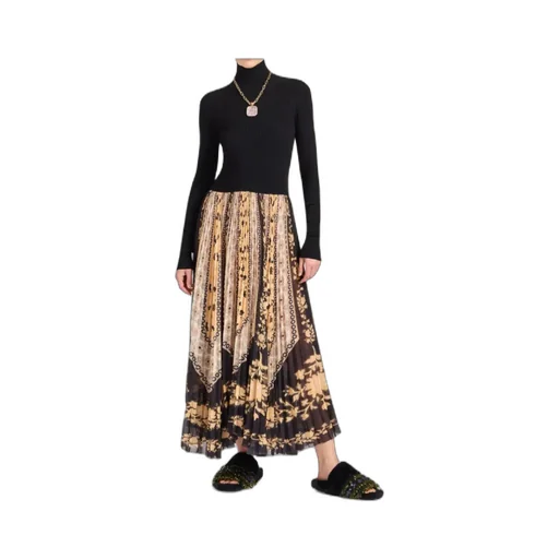 Moondance Pleated Knit Maxi Dress