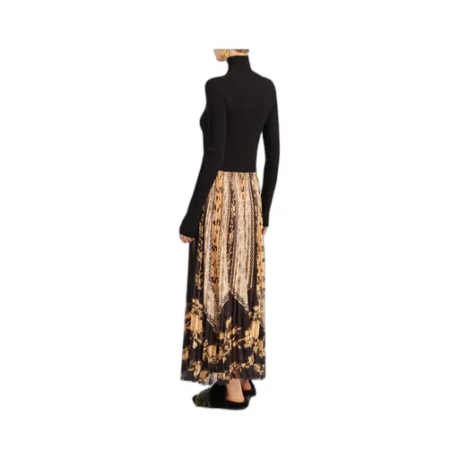 Moondance Pleated Knit Maxi Dress