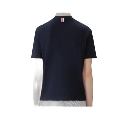 Crew-Neck Stripe-Detail T-Shirt