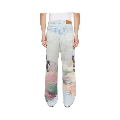 Amiri Printed Denim Jeans