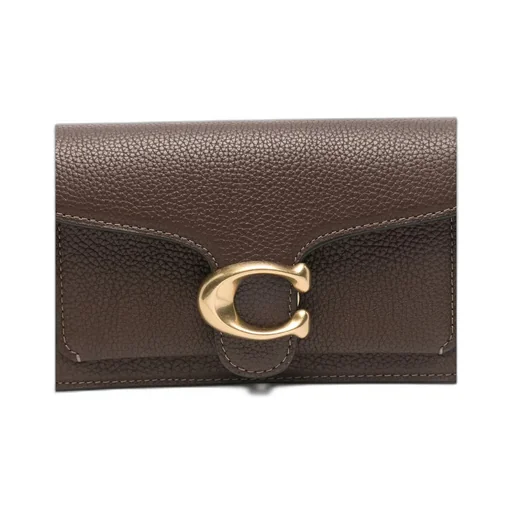 Coach Logo Plaque Chain Crossbody Bag