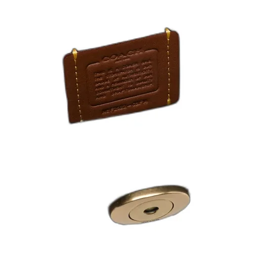 Coach Logo Plaque Chain Crossbody Bag