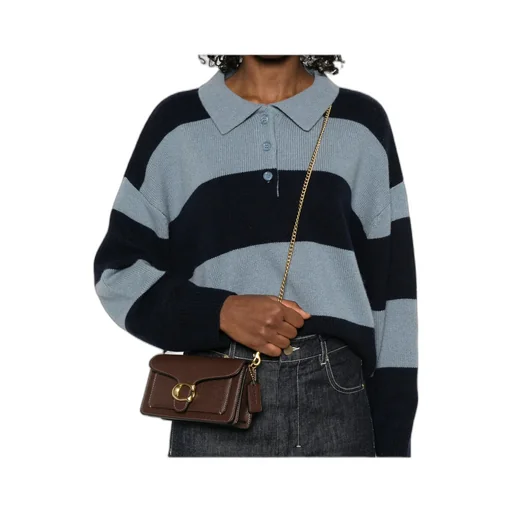 Coach Logo Plaque Chain Crossbody Bag