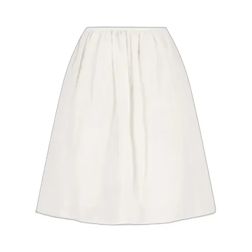 Flap-Pocket Midi Skirt