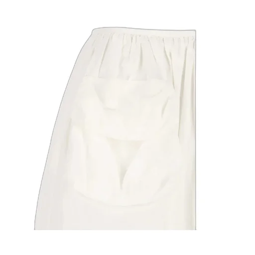 Flap-Pocket Midi Skirt