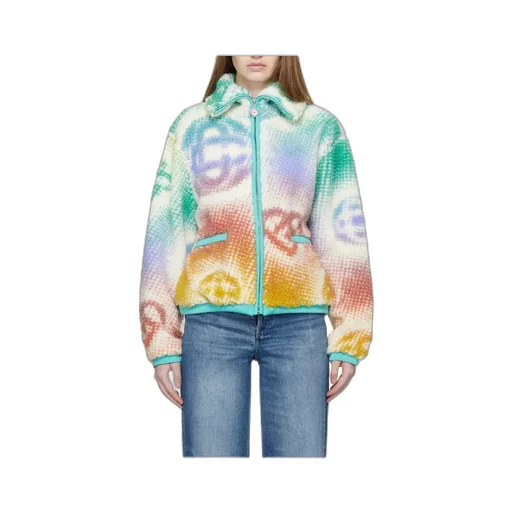 Letter Pattern Fleece Casual Jacket
