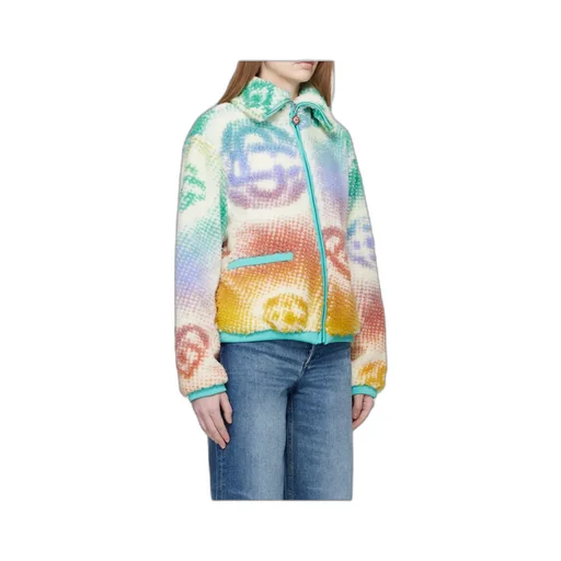 Letter Pattern Fleece Casual Jacket