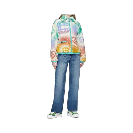Letter Pattern Fleece Casual Jacket
