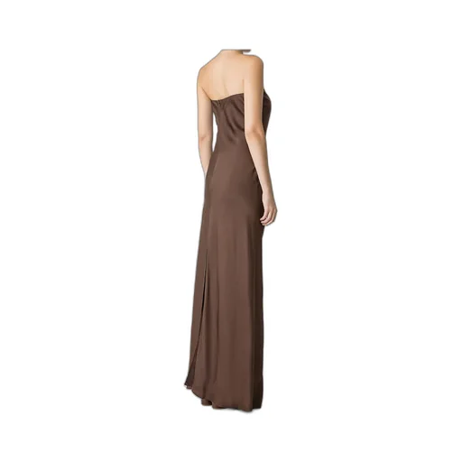 Elegant Dress In Envers Satin