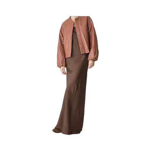 Elegant Dress In Envers Satin