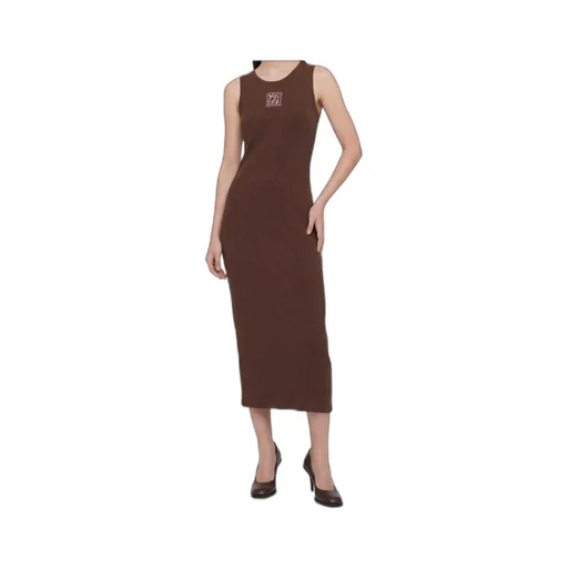 Marni Ribbed Sleeveless Midi Dress