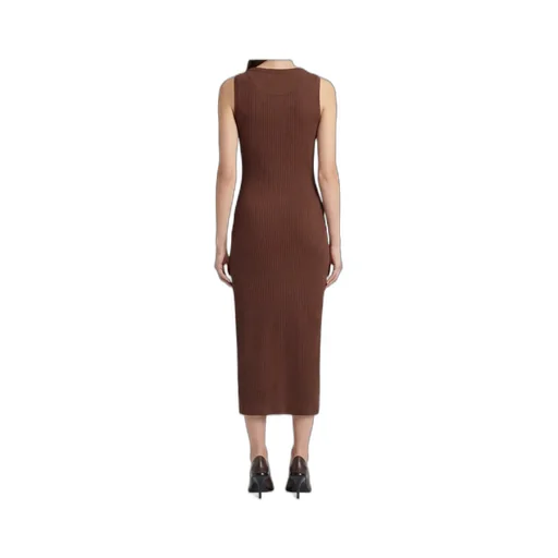Marni Ribbed Sleeveless Midi Dress