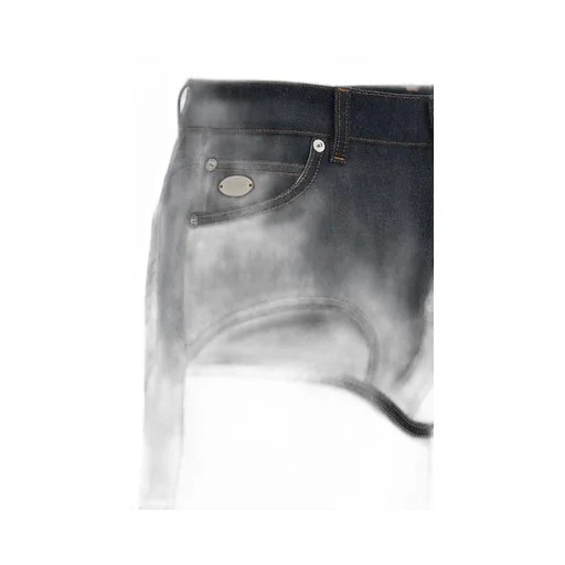 Cuts Denim Mini Skirt