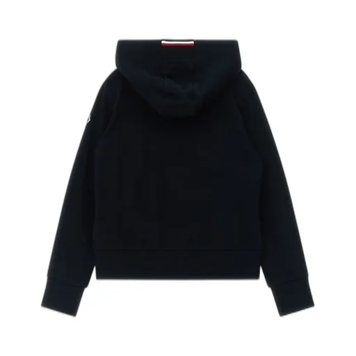 Moncler Enfant Logo Patch Zipped Hoodie