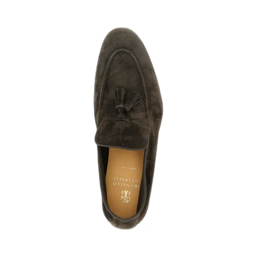 Brunello Cucinelli Fringed Slip-On Loafers