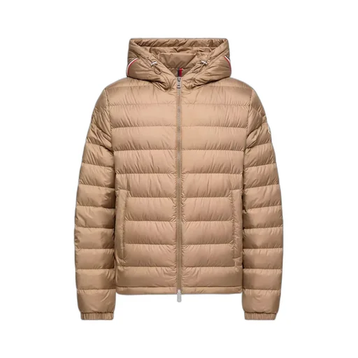 Moncler Logo Patch Zip-Up Hooded Jacket