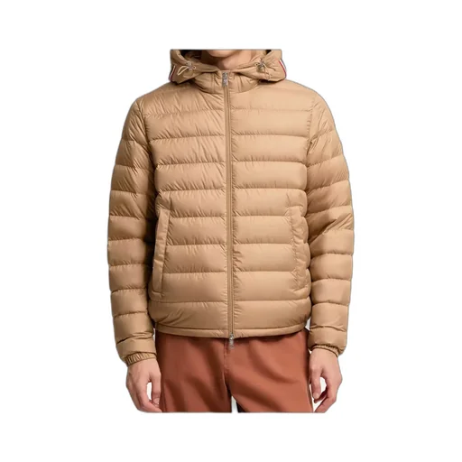 Moncler Logo Patch Zip-Up Hooded Jacket