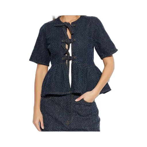 Bow Peplum Top