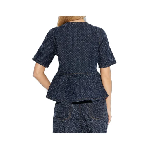Bow Peplum Top