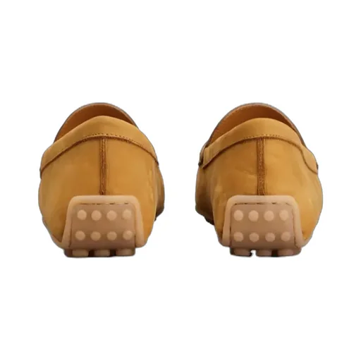 T-Buckle Topstitched Loafers