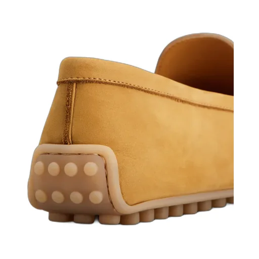 T-Buckle Topstitched Loafers