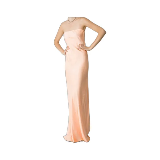 Long Dress In Envers Satin