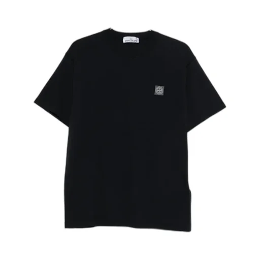 Stone Island Logo Patch Crewneck T-Shirt