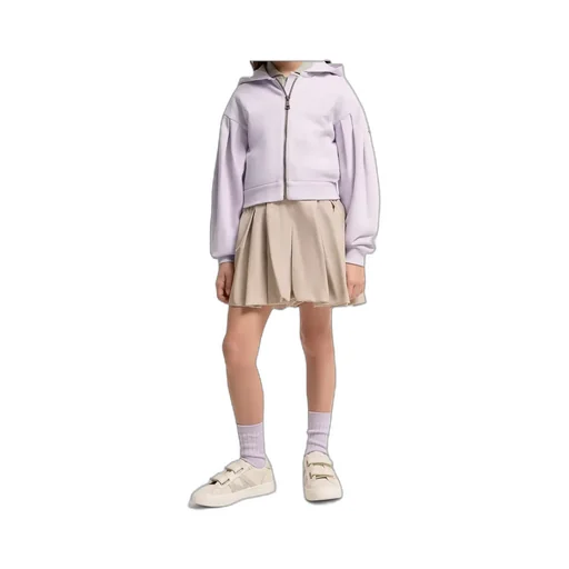 Embroidered Zip-Up Cotton Hoodie