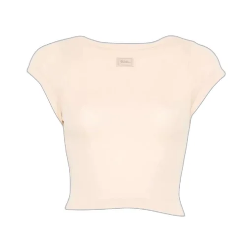 Ribbed Short-Sleeved T-Shirt