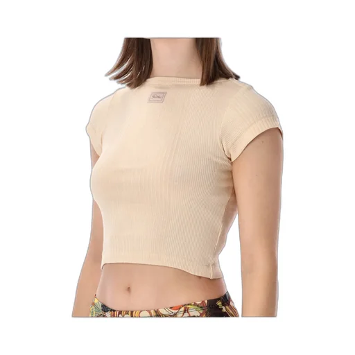Ribbed Short-Sleeved T-Shirt