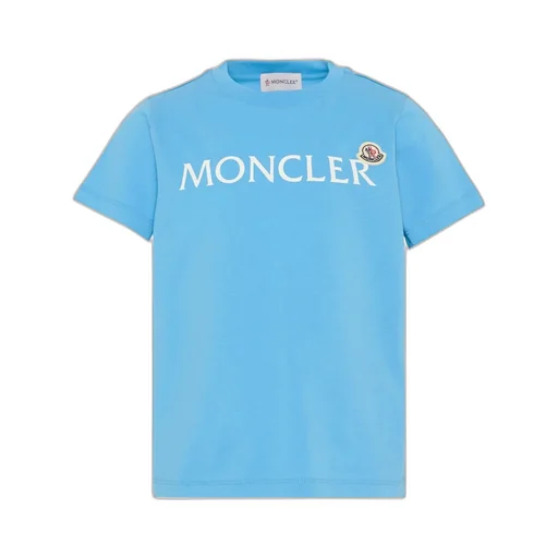 Moncler Enfant Logo Printed Crewneck T-Shirt