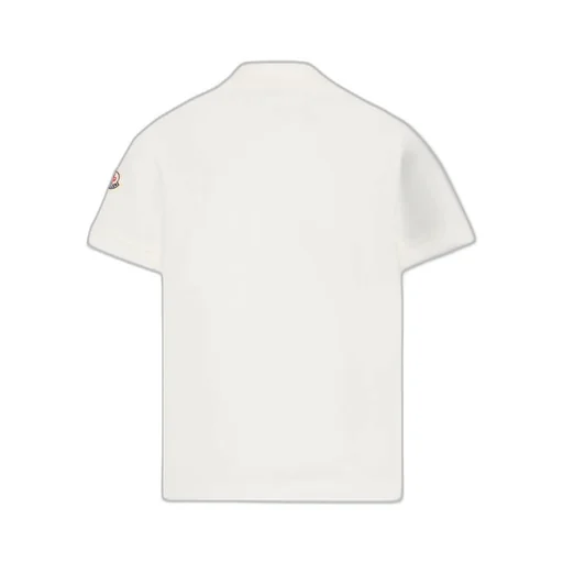 Moncler Enfant Tricolor-Trimmed Piquet Polo Shirt