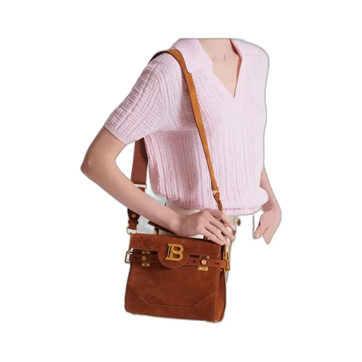 Balmain B-Buzz 23 Foldover Top Tote Bag