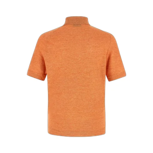 Brunello Cucinelli Short Sleeved Knitted Polo Shirt