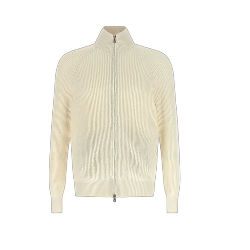Brunello Cucinelli Malfilé English Rib Cardigan