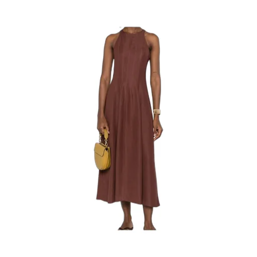 Sleeveless Panelled Midi Dress