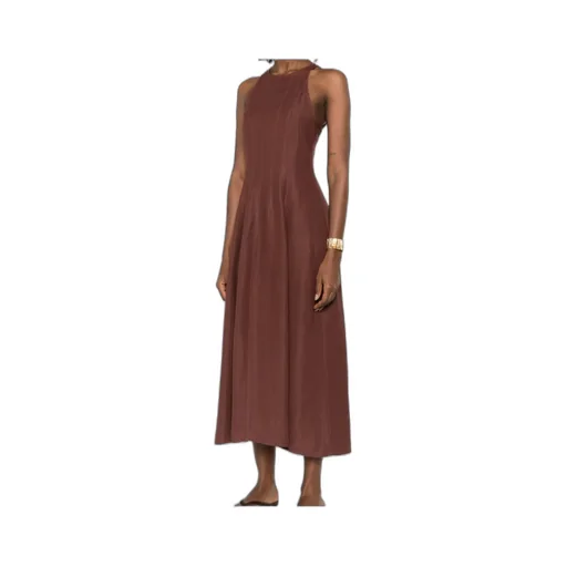 Sleeveless Panelled Midi Dress