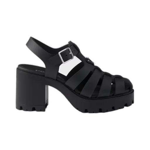 Rubber Platform Sandals