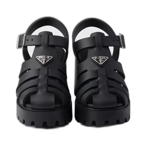 Rubber Platform Sandals