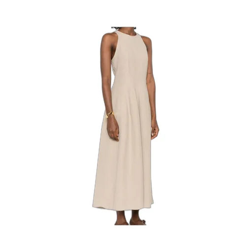 Sleeveless Panelled Midi Dress