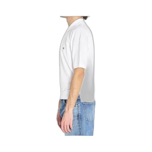 Polo Shirt In Pique Cotton Jersey