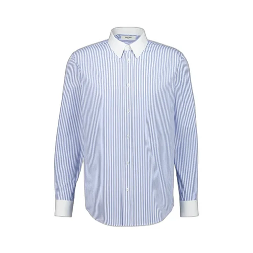 Classic Shirt In Striped Cotton Poplin
