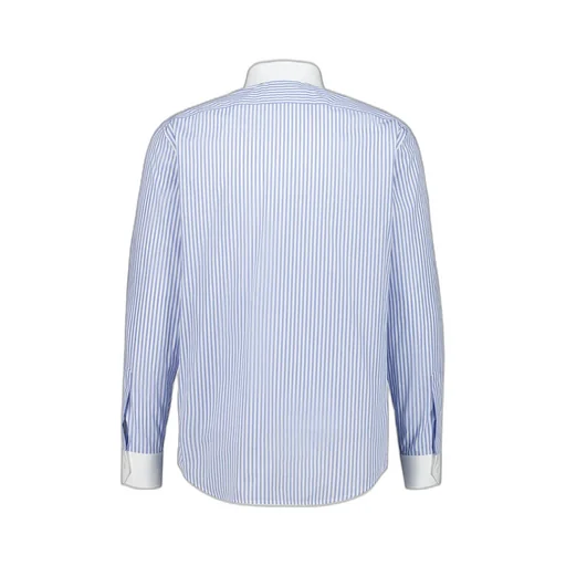 Classic Shirt In Striped Cotton Poplin